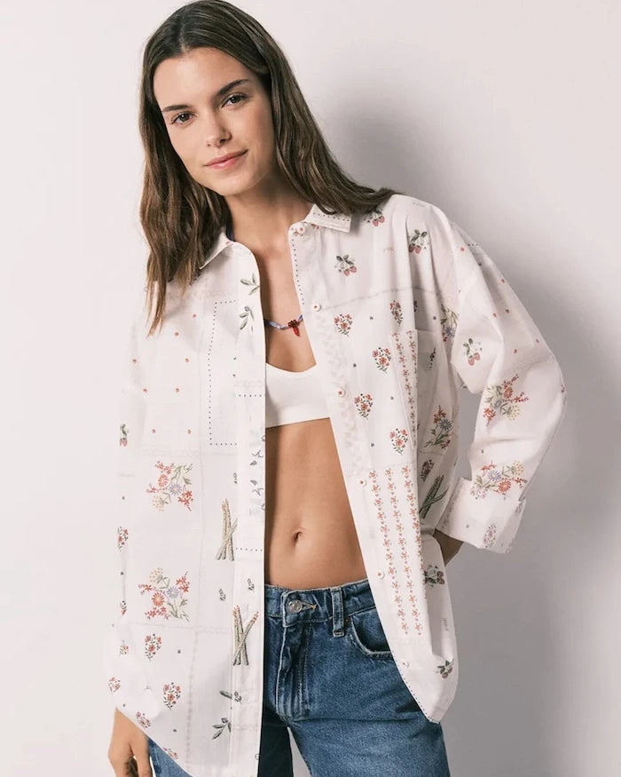 Women'secret Pamuklu Kadın Gömlek Tipi Pijama