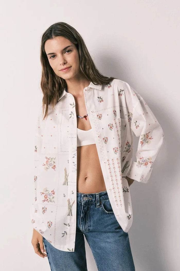 Women'secret Pamuklu Kadın Gömlek Tipi Pijama
