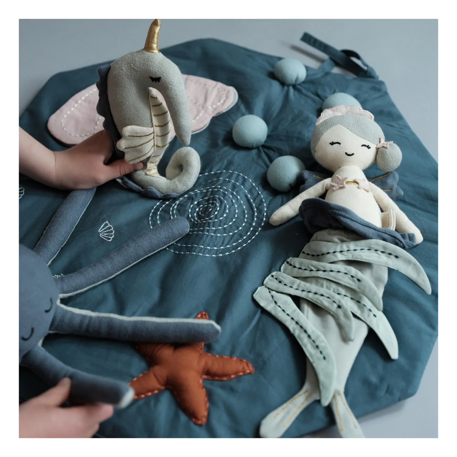 Fabelab - Organic cotton soft toy - Mermaid