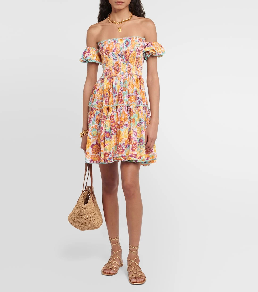 Poupette St Barth - Aurora floral cotton minidress