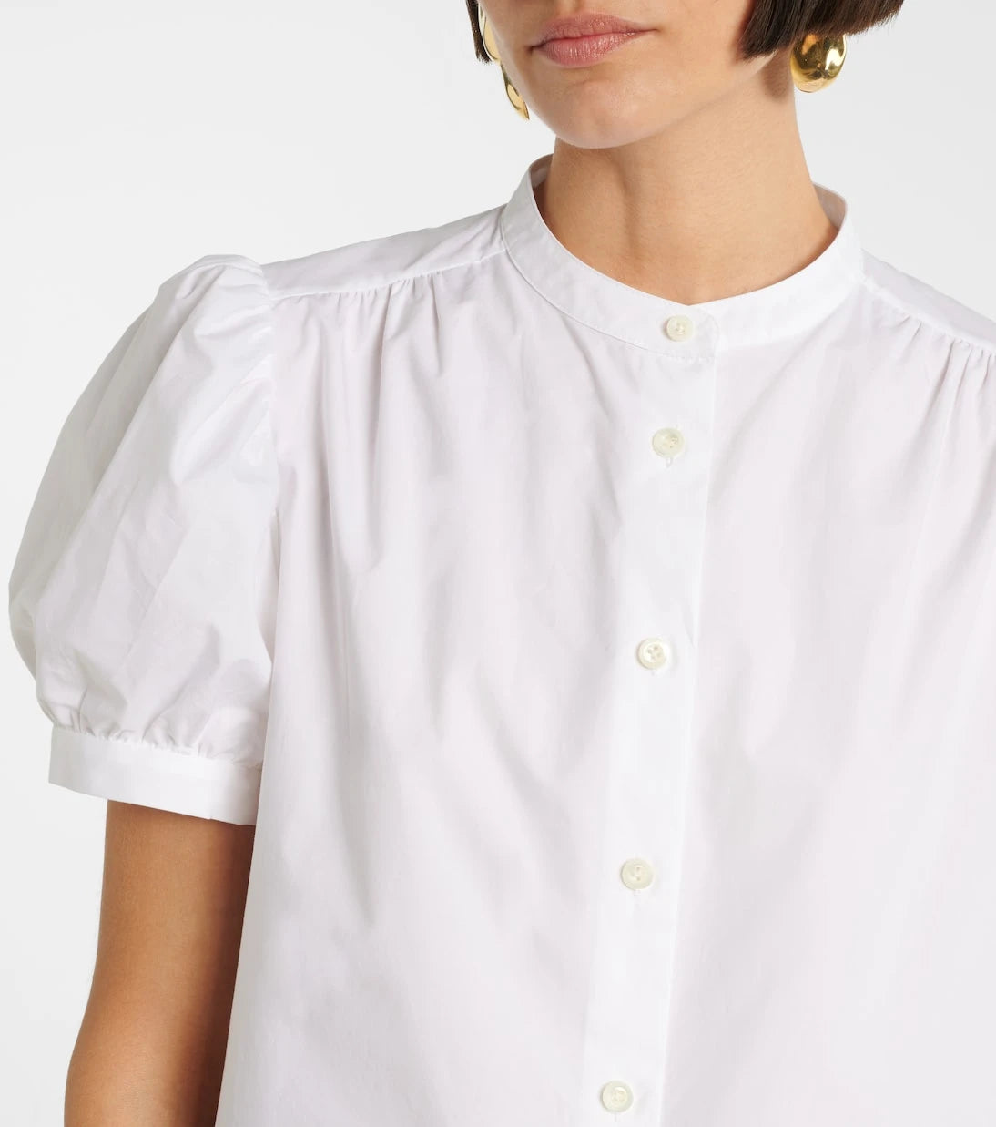 Frame - Gathered cotton top