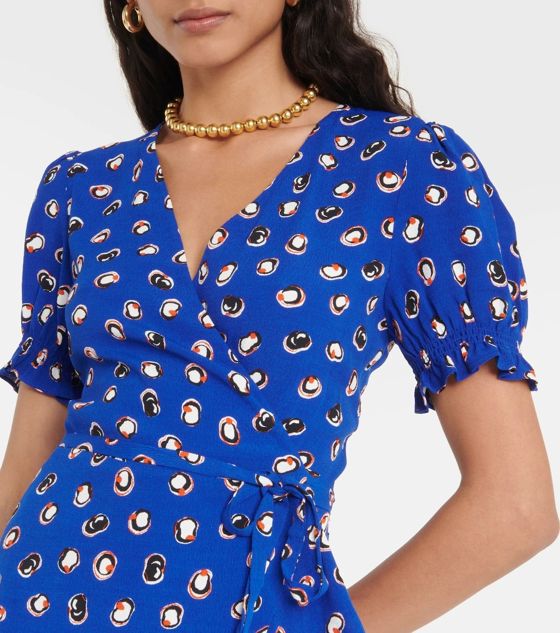 Diane von Furstenberg - Emilia printed wrap minidress