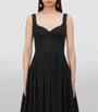Black Bustier Midi Dress