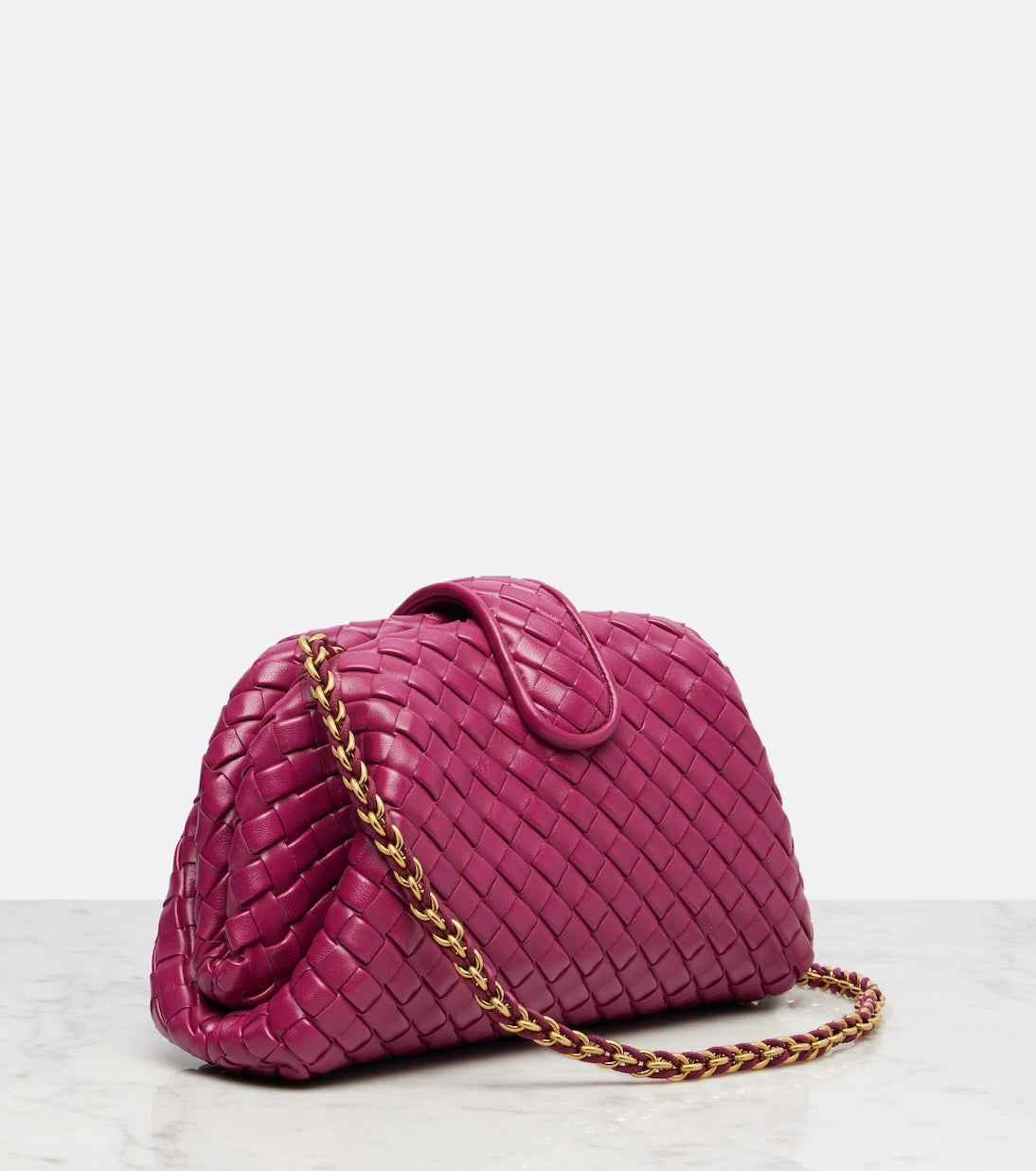 Bottega Veneta - Lauren 1980 Small leather clutch