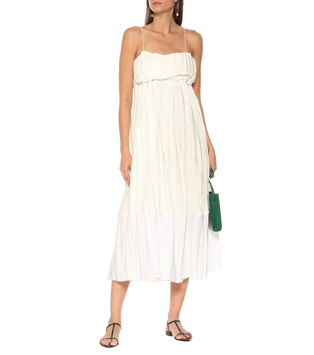 Jil Sander - Two-tone maxi dress