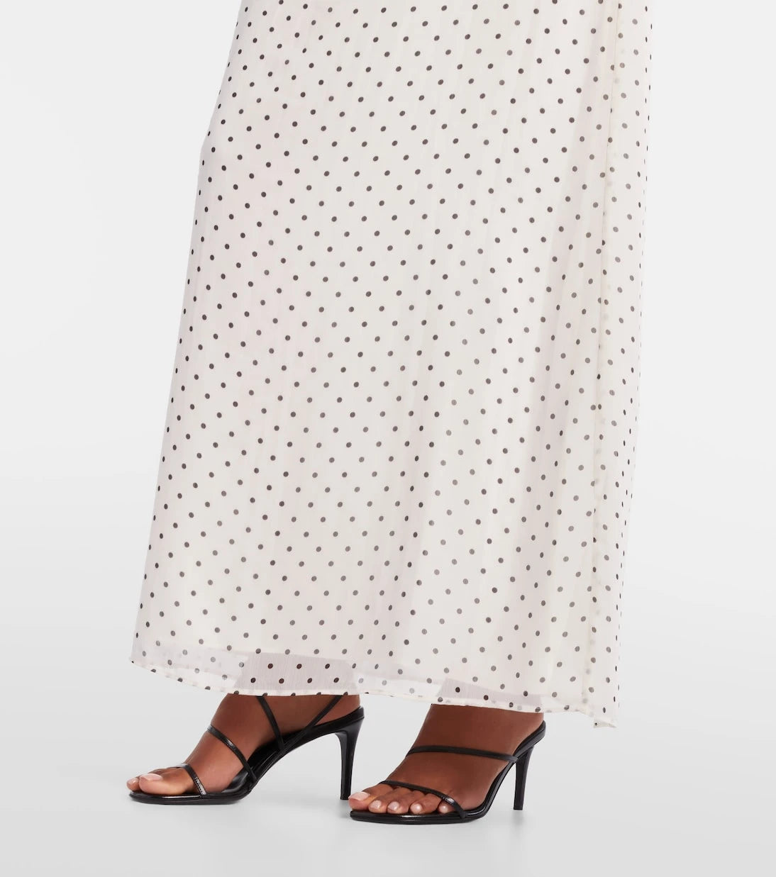 Rotate - Adela polka-dot chiffon gown