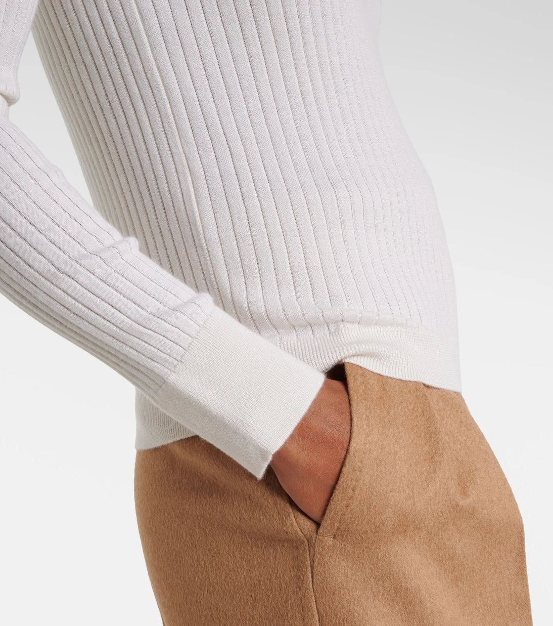 Max Mara - Gitano cashmere and silk polo sweater