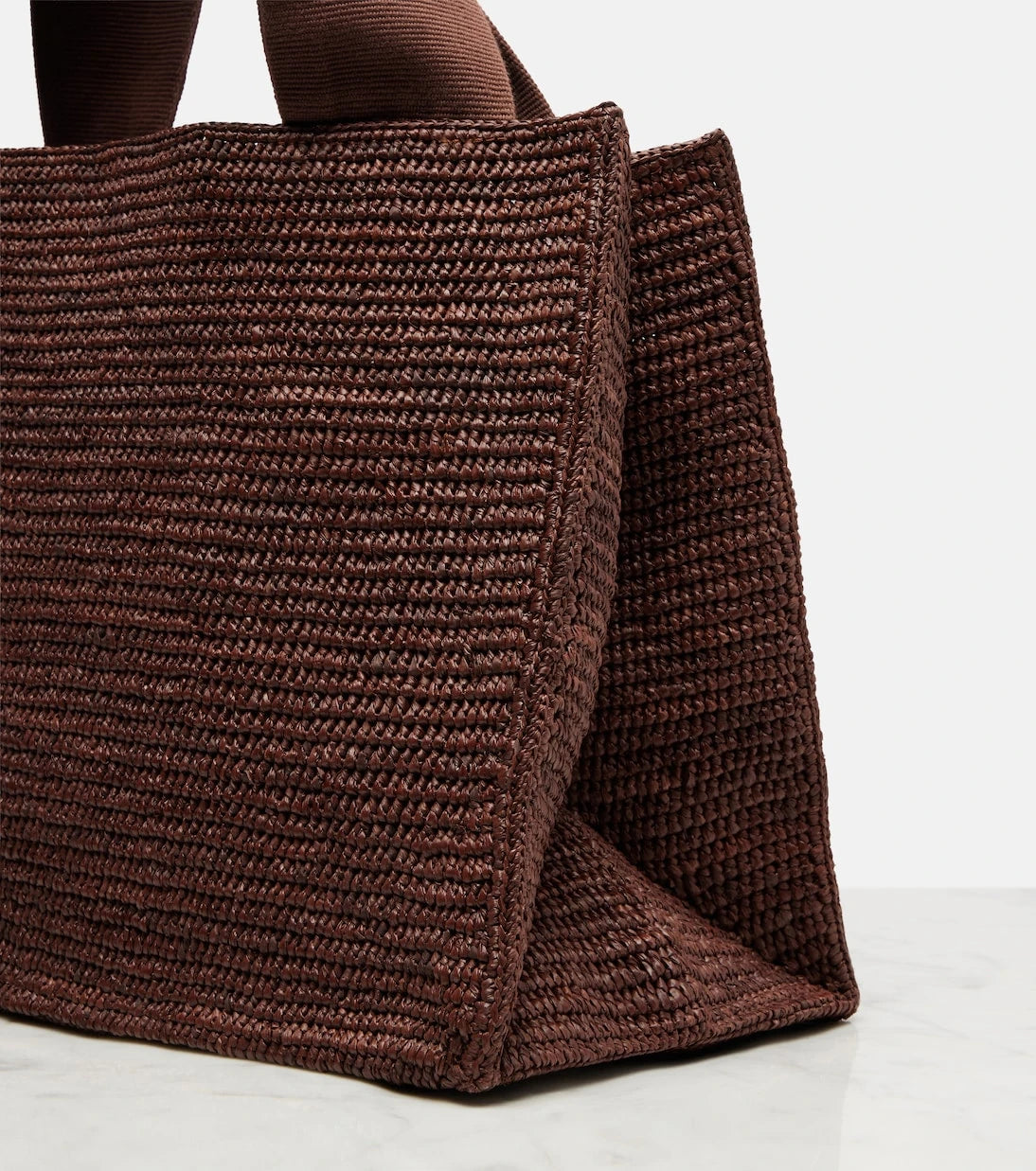 The Row - Loretta raffia tote bag