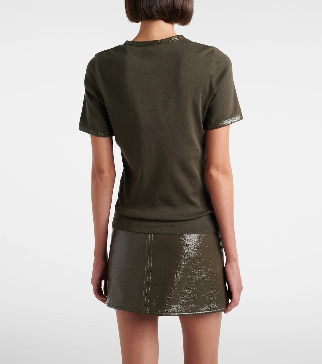 Courrèges - Logo cotton-blend T-shirt