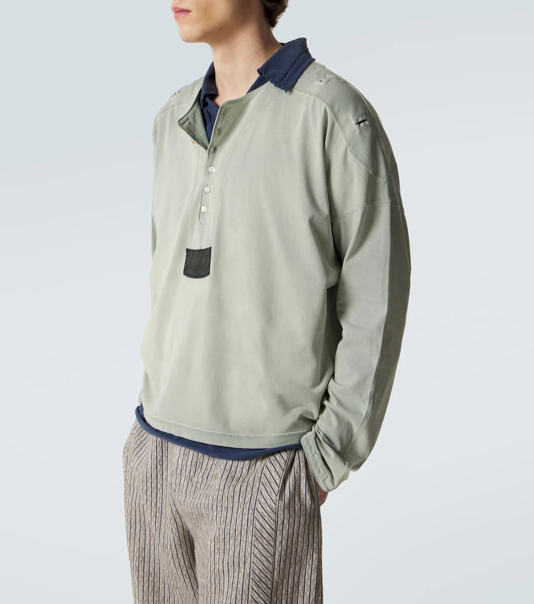 Kiko Kostadinov - Sargo cotton Henley shirt