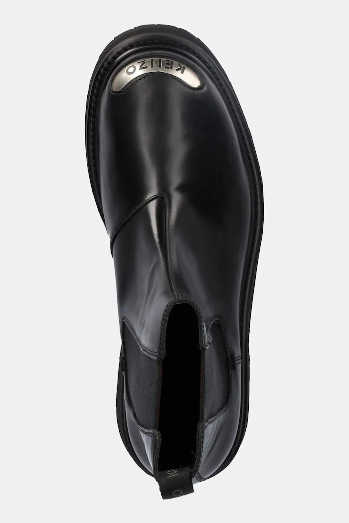 Kenzo Smile Lace Up Boots Deri Chelsea Botlar