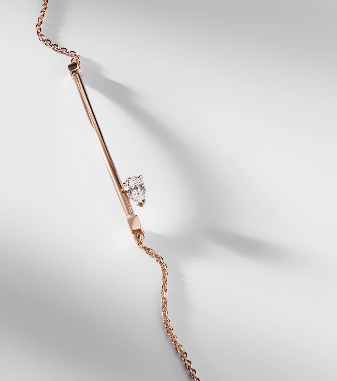 Repossi - Serti Sur Vide 18kt rose gold bracelet with diamond