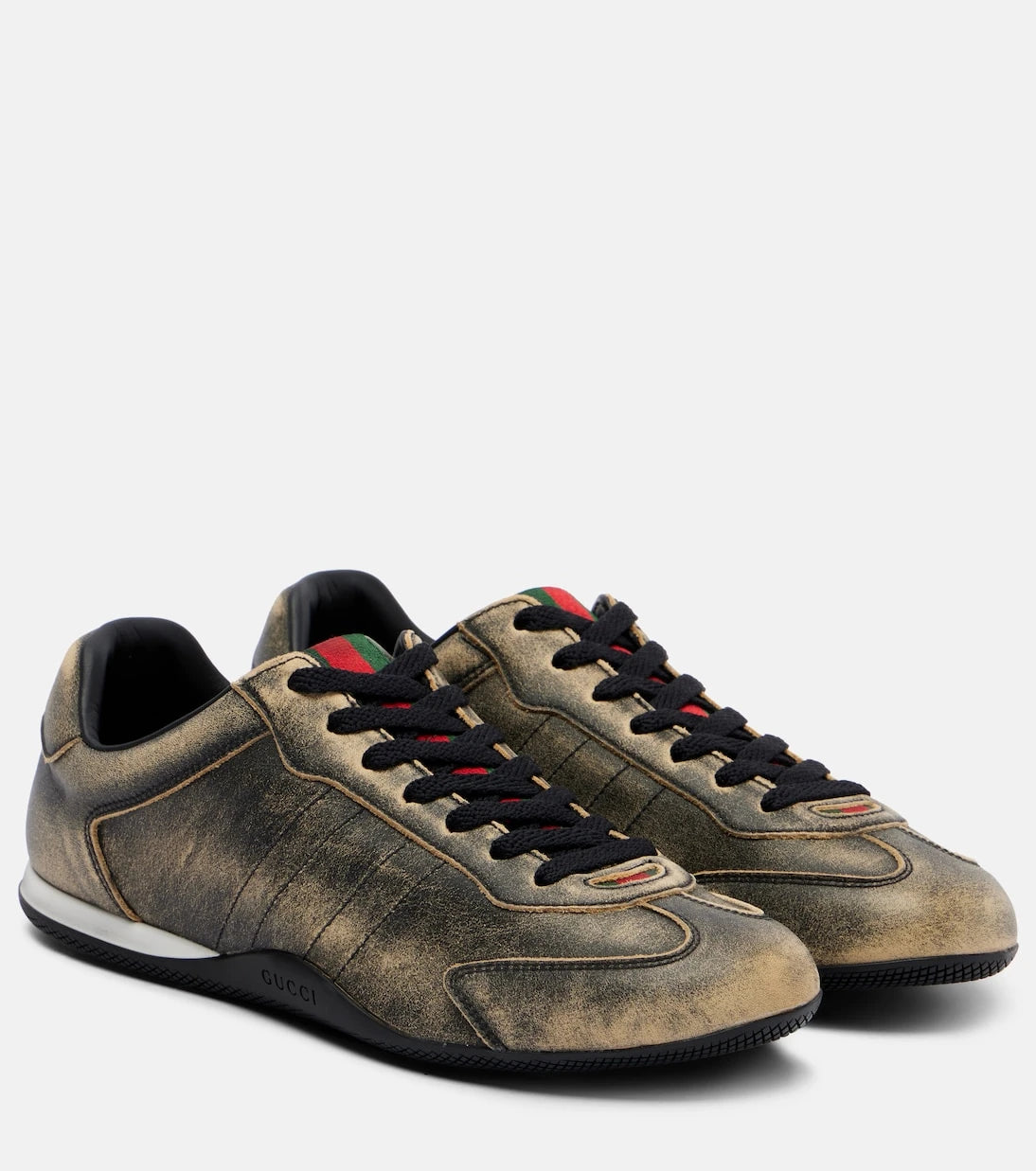 Gucci - Gucci Shift leather sneakers