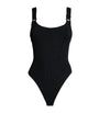 Hunza G Black Domino Ring Swimsuit