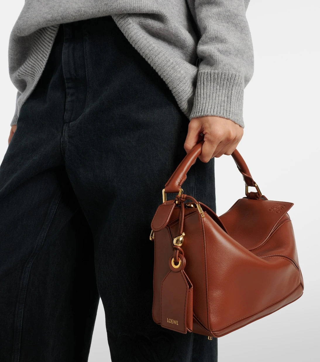Loewe - Featherlight Puzzle Small tote bag