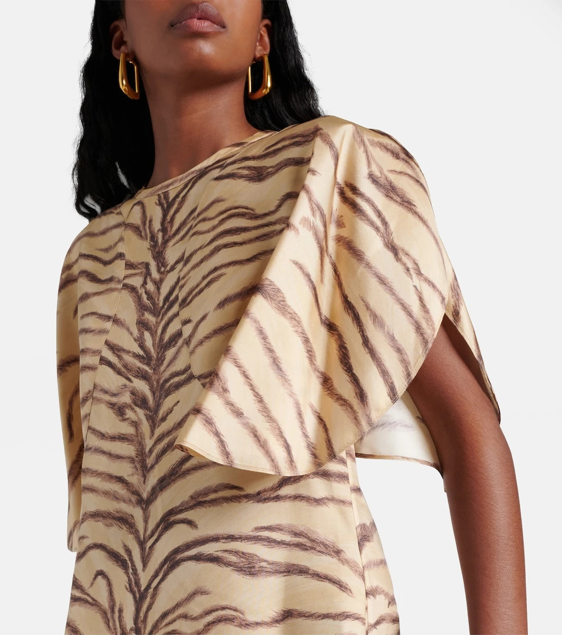 Stella McCartney - Printed silk midi dress