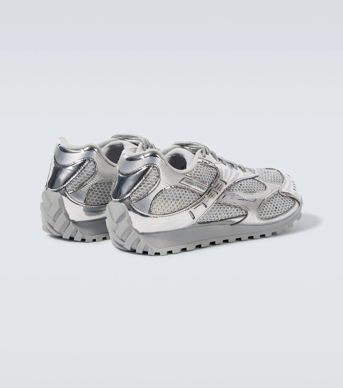 Bottega Veneta - Orbit metallic-effect sneakers