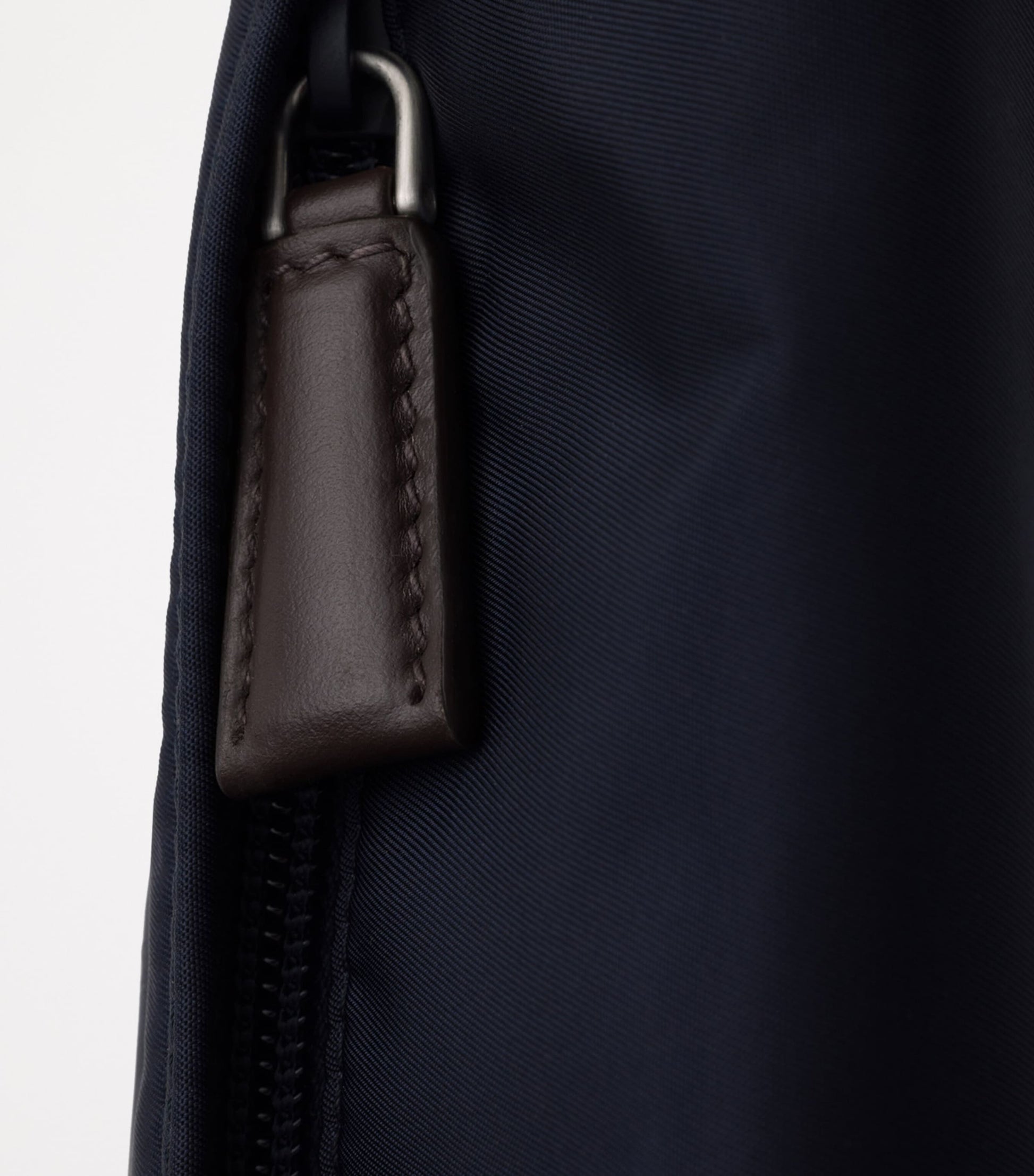 Small Re-Nylon and Leather Cross-Body Bag