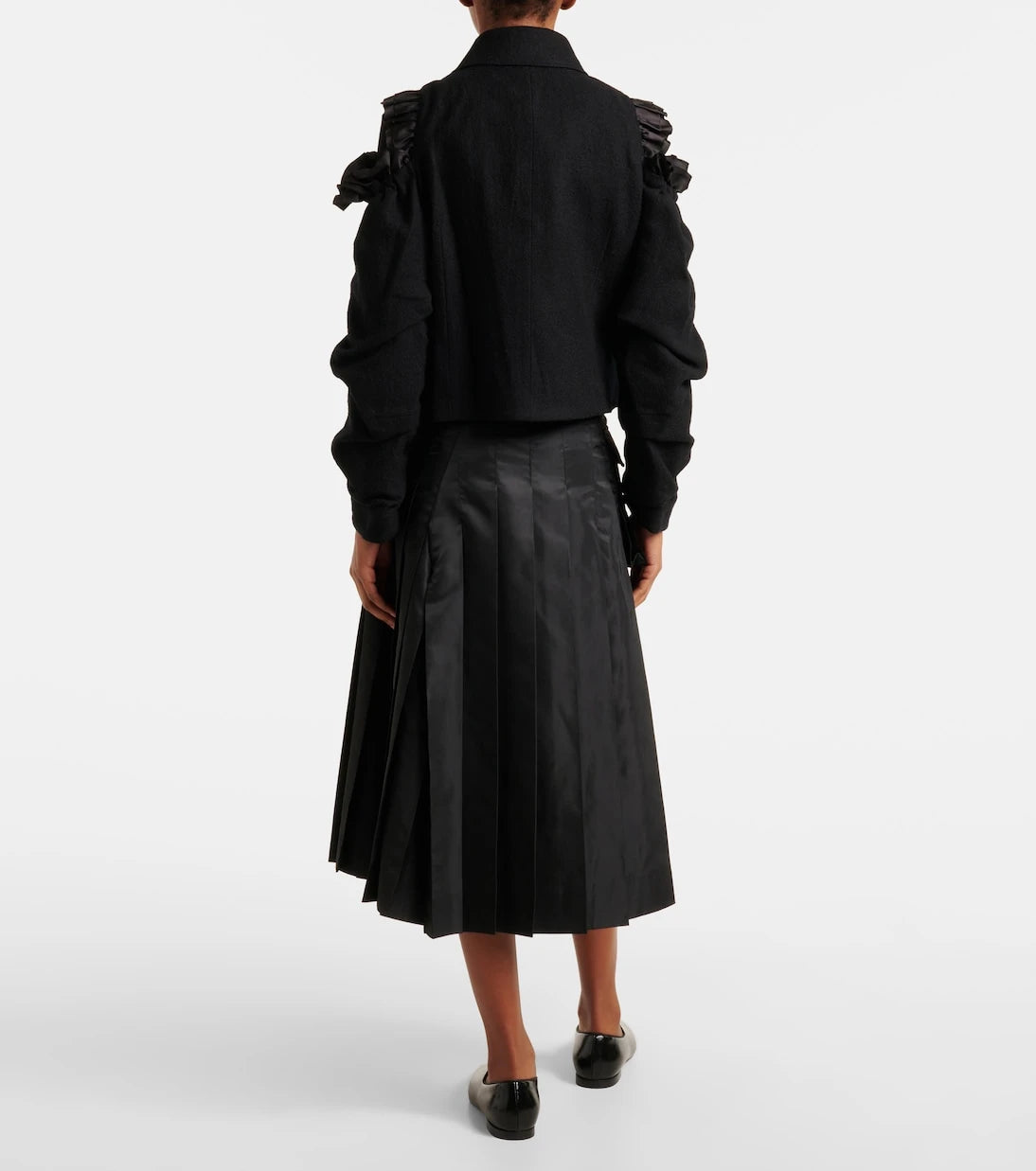 Noir Kei Ninomiya - Cutout wool jacket