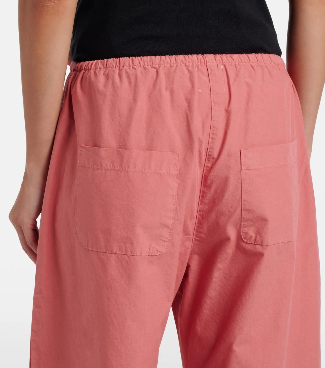 Leset - Kyoto cropped cotton wide-leg pants