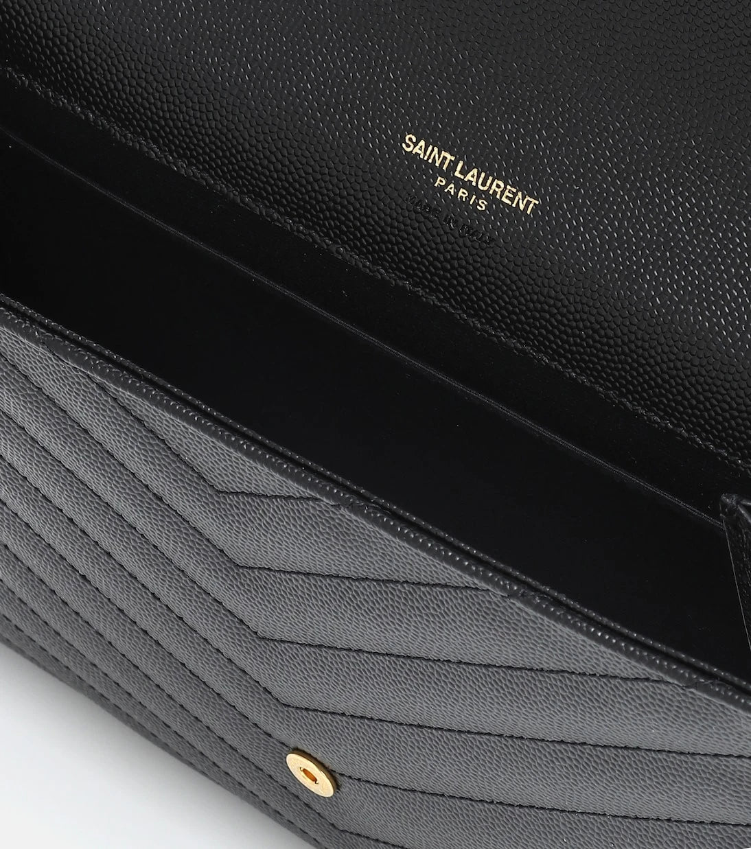 Saint Laurent - Cassandre matelassé leather clutch