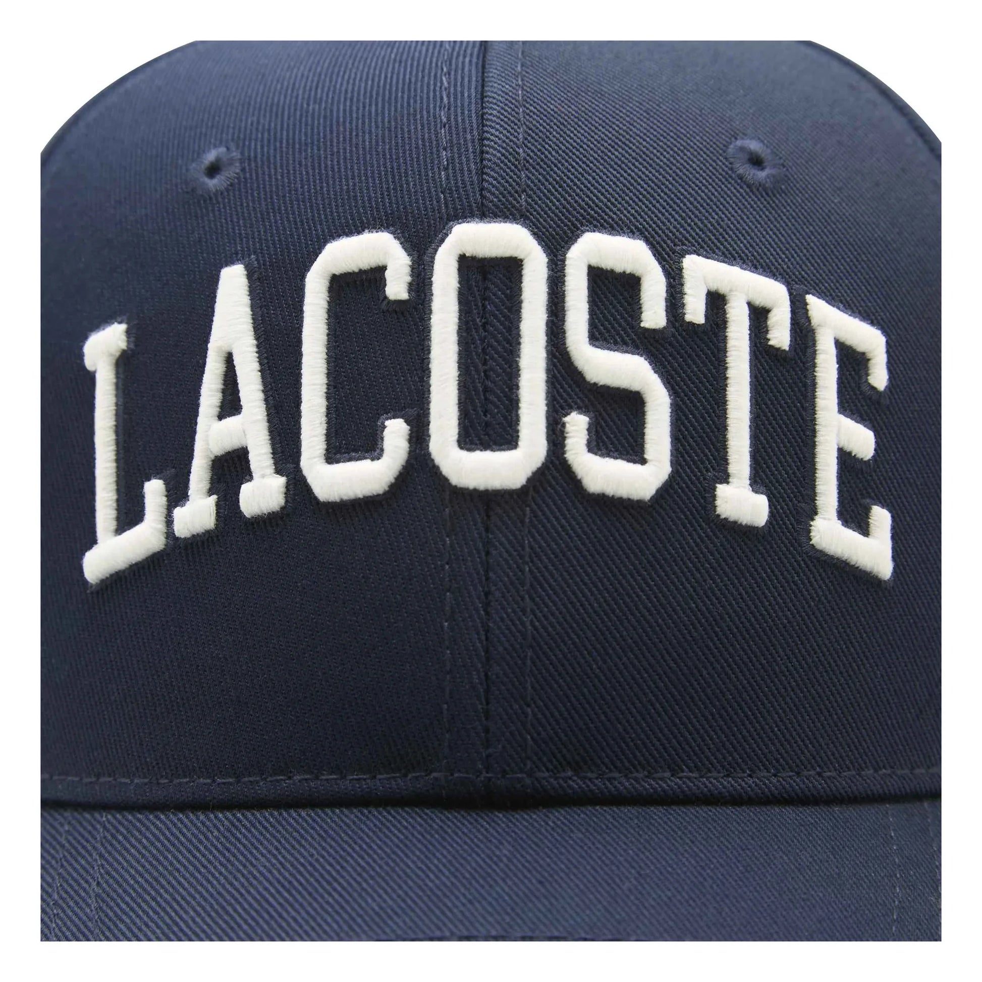 Lacoste - Wordmark Logo organic cotton cap | Navy blue