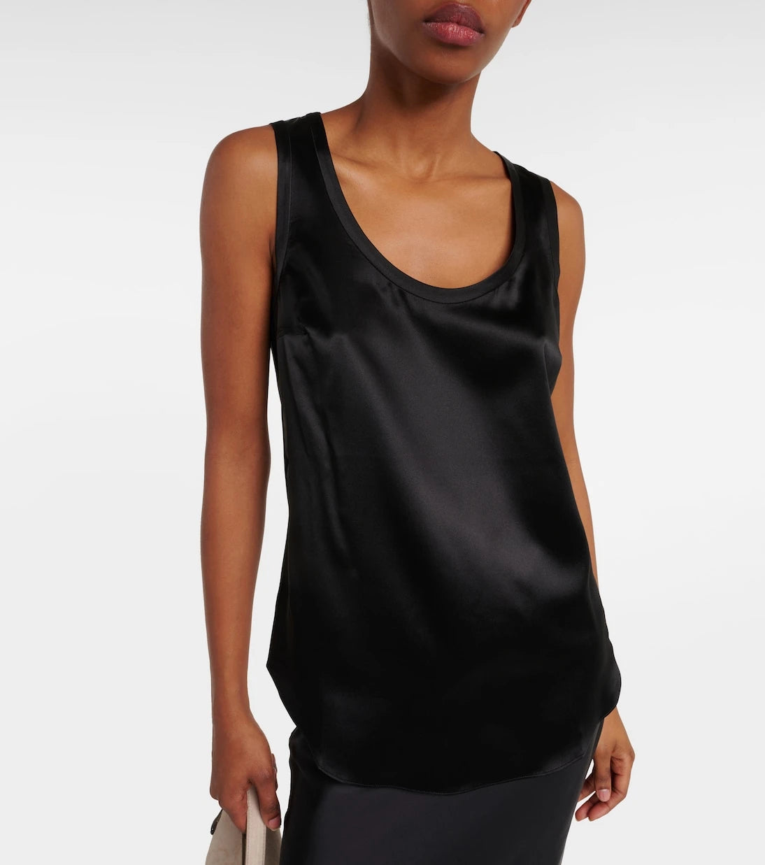 Brunello Cucinelli - Silk-blend tank top