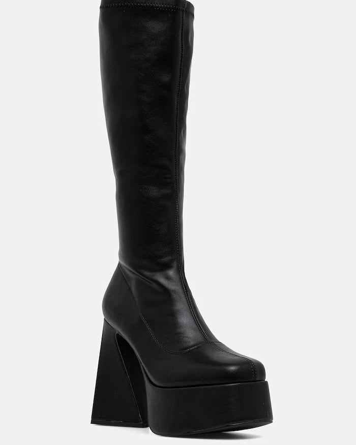 Koi Footwear ботуши под коляното с дебел ток дамски MC-21