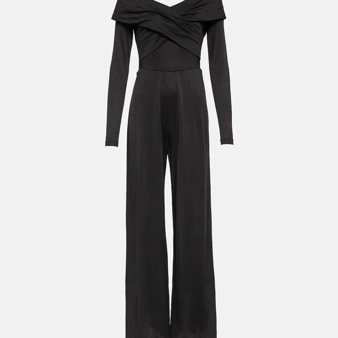 Diane von Furstenberg - Lucien jersey off-shoulder jumpsuit