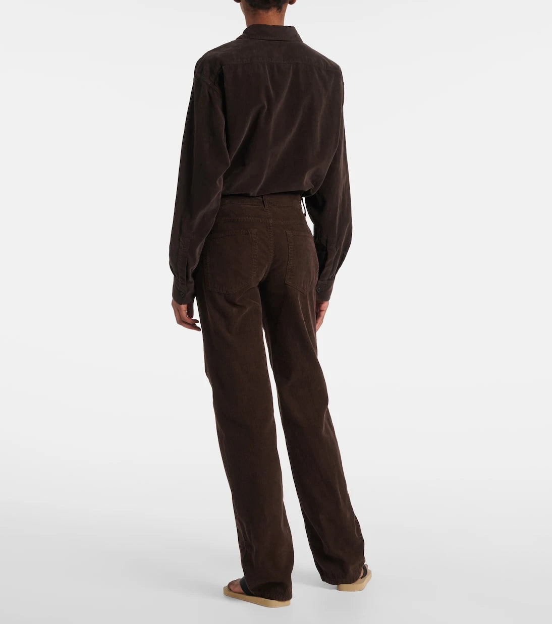 The Row - Carlyl cotton corduroy straight pants