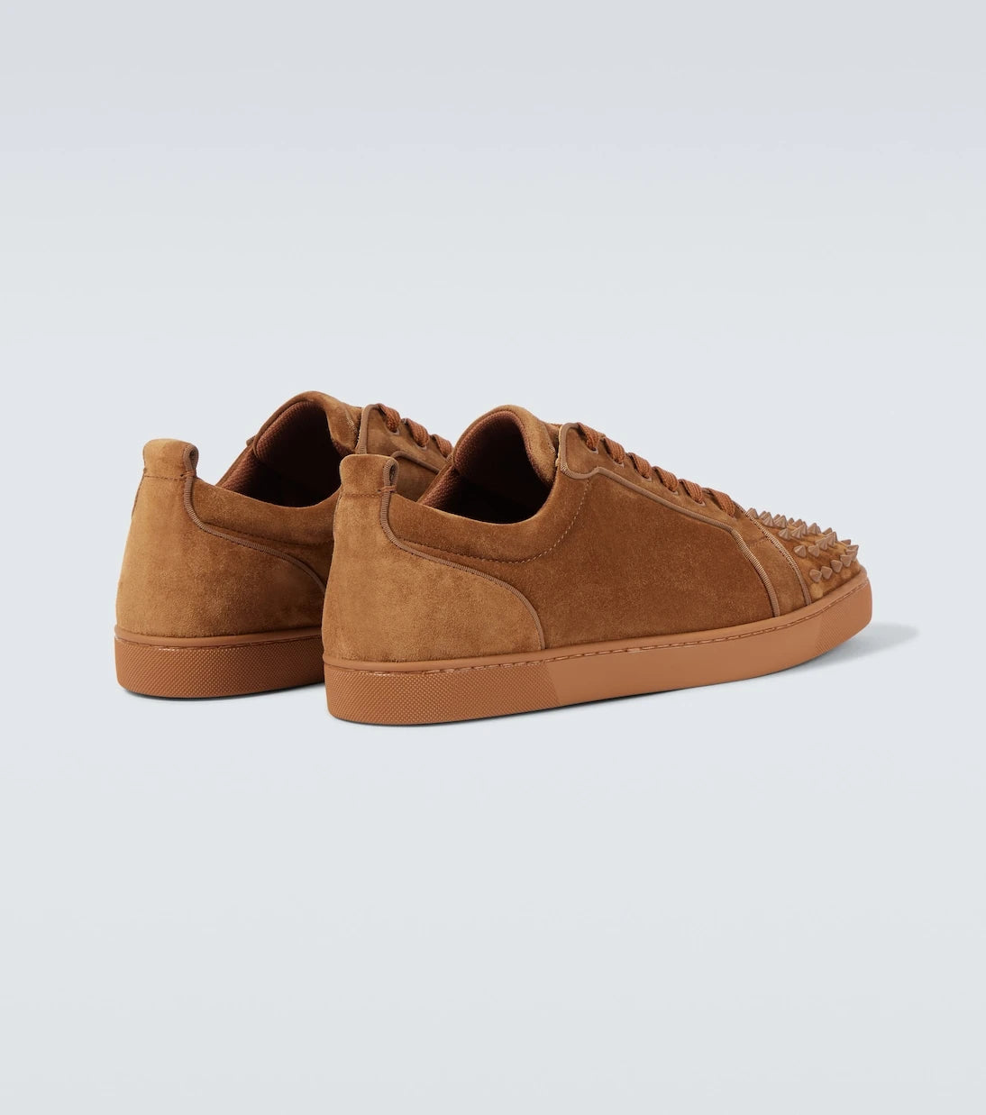 Christian Louboutin - Louis Junior Spikes suede sneakers