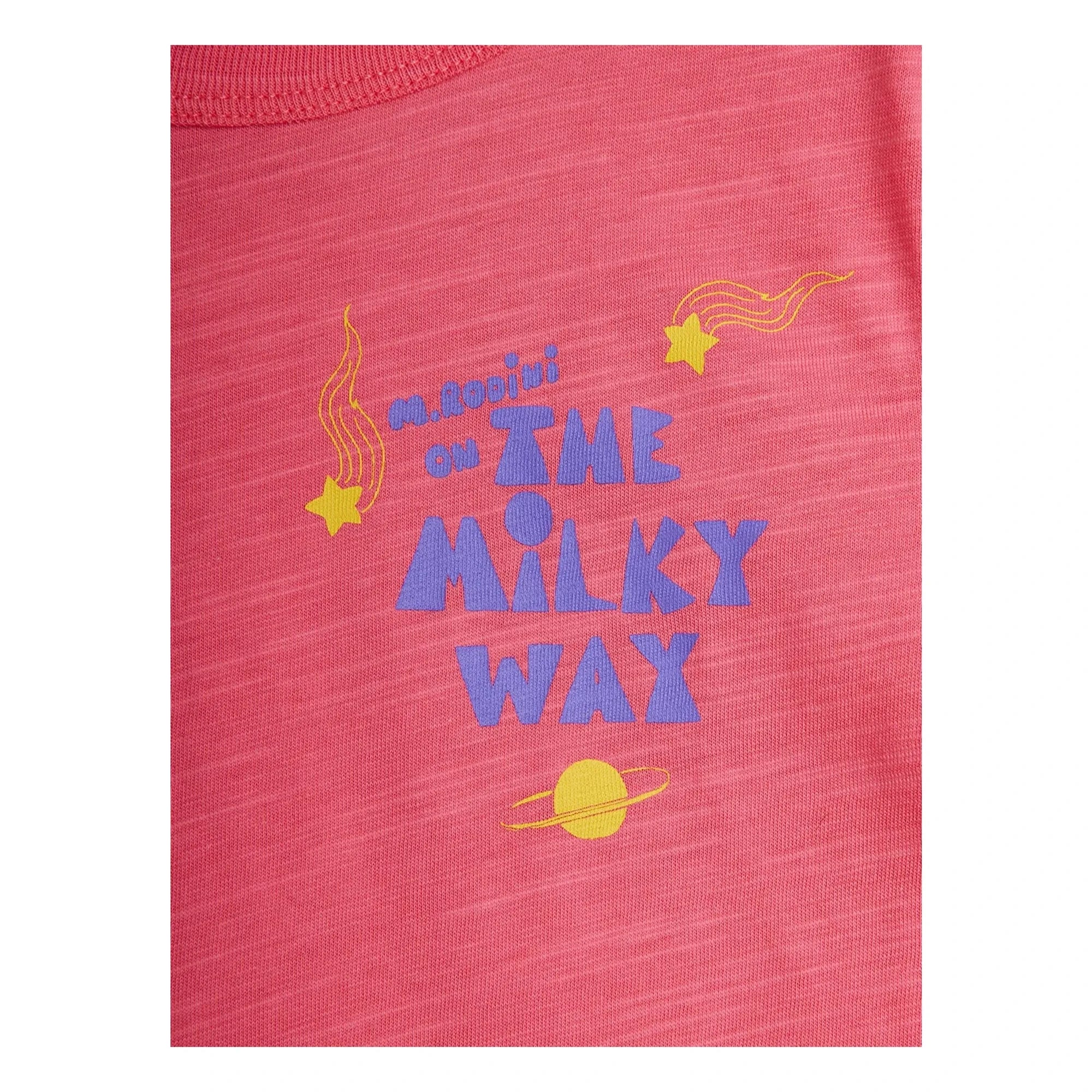 Mini Rodini - The Milky Way T-shirt Organic cotton | Pink