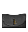Burberry Black Calf Leather Rocking Horse Continental Wallet