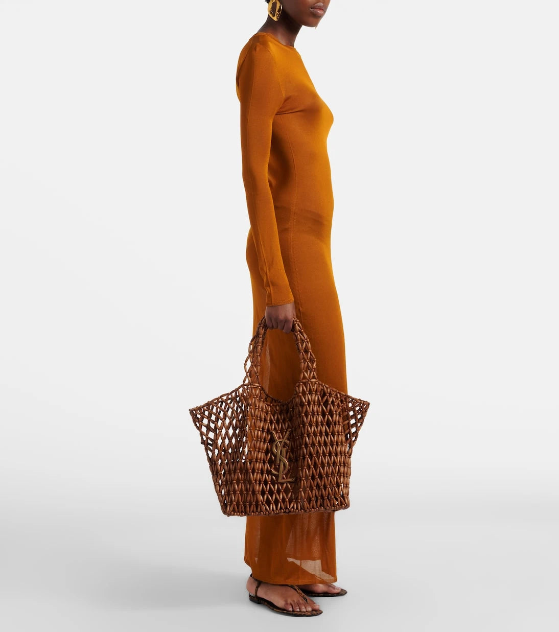 Saint Laurent - Icare Cassandre Medium beaded shopper