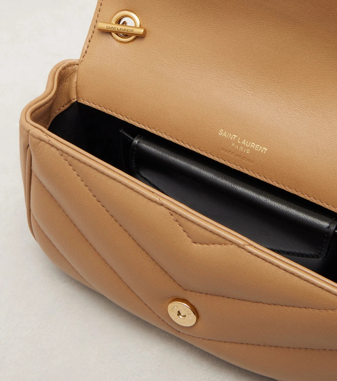 Saint Laurent - Loulou Mini leather crossbody bag
