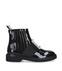 Black Crystal-Embellished Chelsea Viv' Rangers Boots