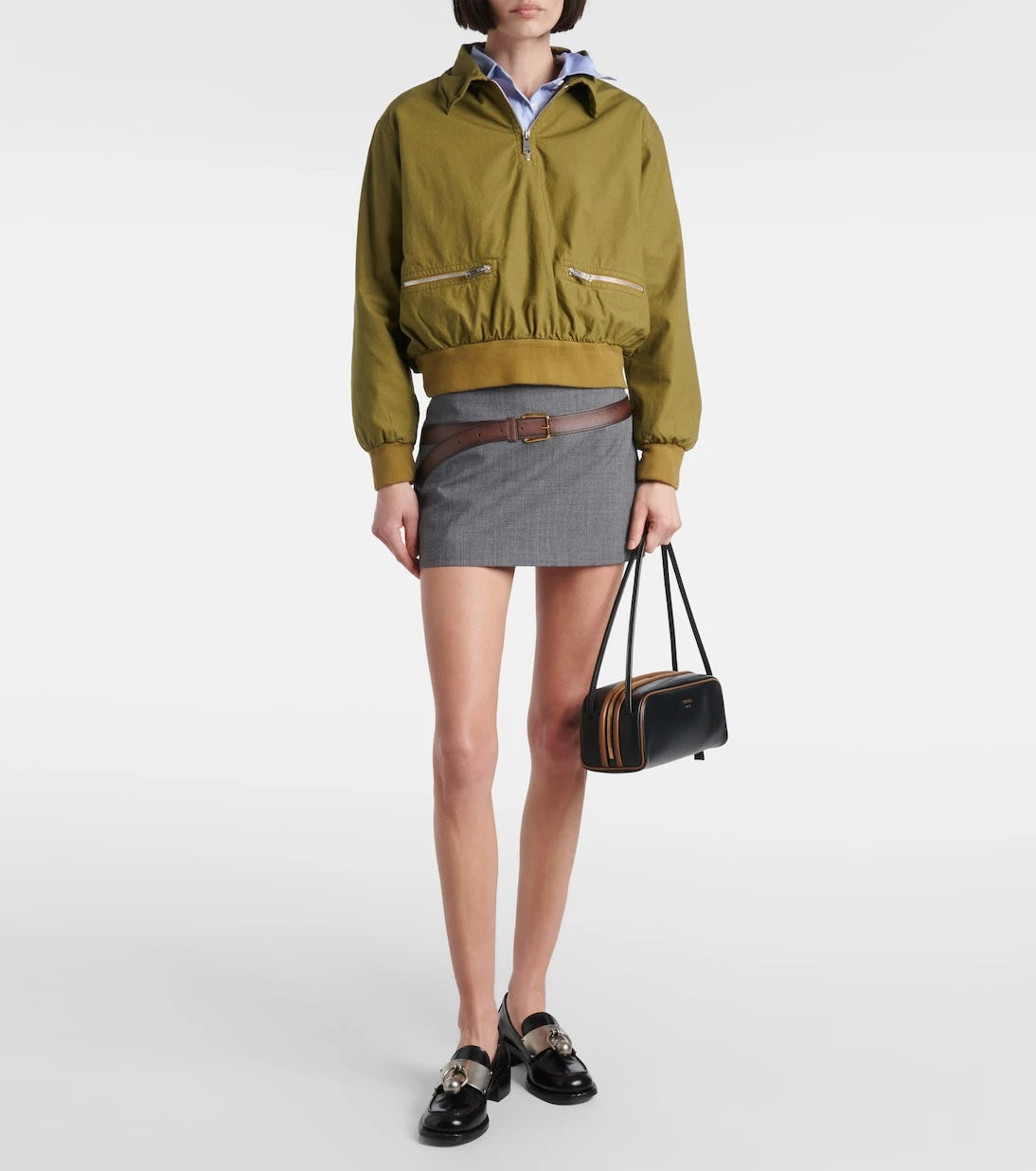 Prada - Appliqué miniskirt
