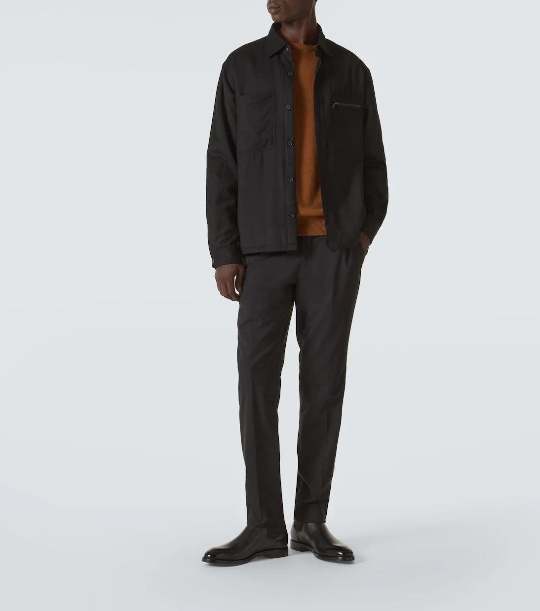 Zegna - Leather Chelsea boots