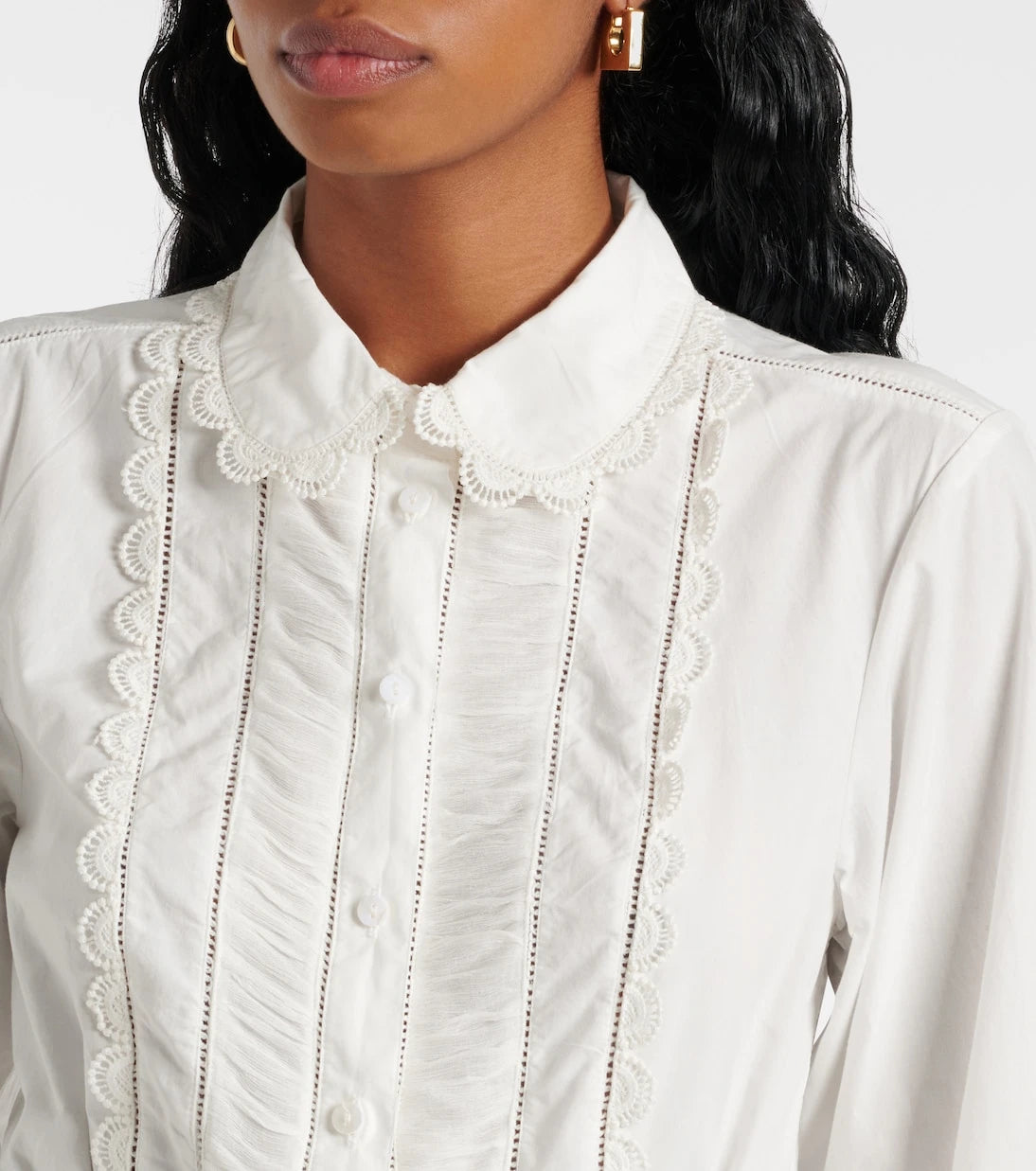 Ulla Johnson - Belted cotton shirt midi dress