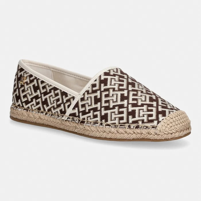 Tommy Hilfiger Kadın Espadril TH MONOGRAM JACQUARD ESPADRILLE