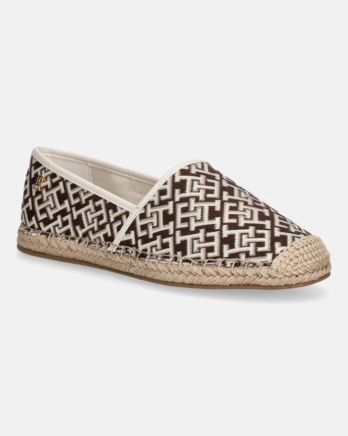Tommy Hilfiger Kadın Espadril TH MONOGRAM JACQUARD ESPADRILLE