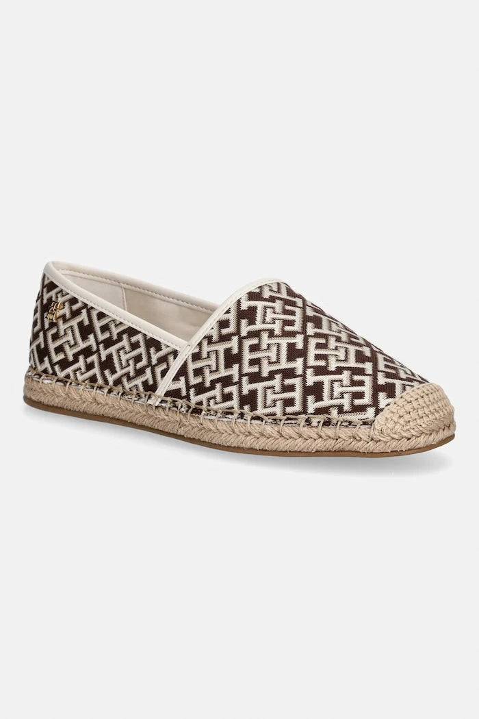 Tommy Hilfiger Kadın Espadril TH MONOGRAM JACQUARD ESPADRILLE