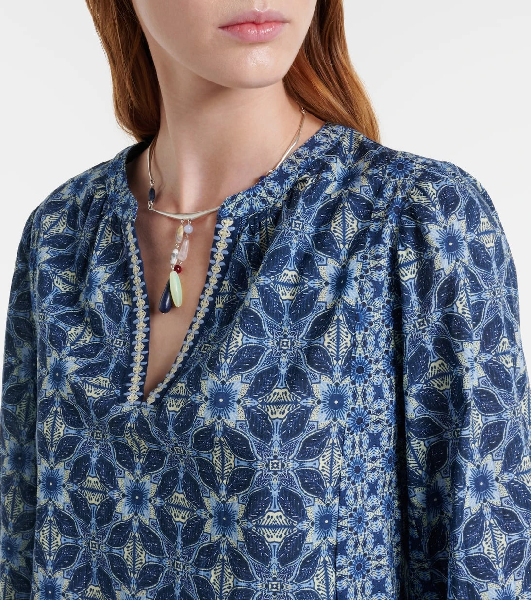 Velvet - Claudie printed cotton blouse