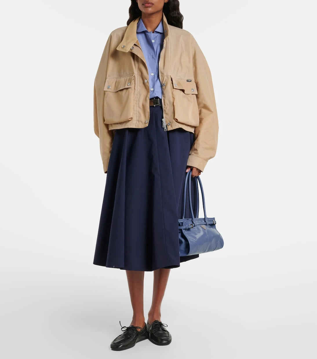 Prada - Prada Bonnie Medium leather shoulder bag