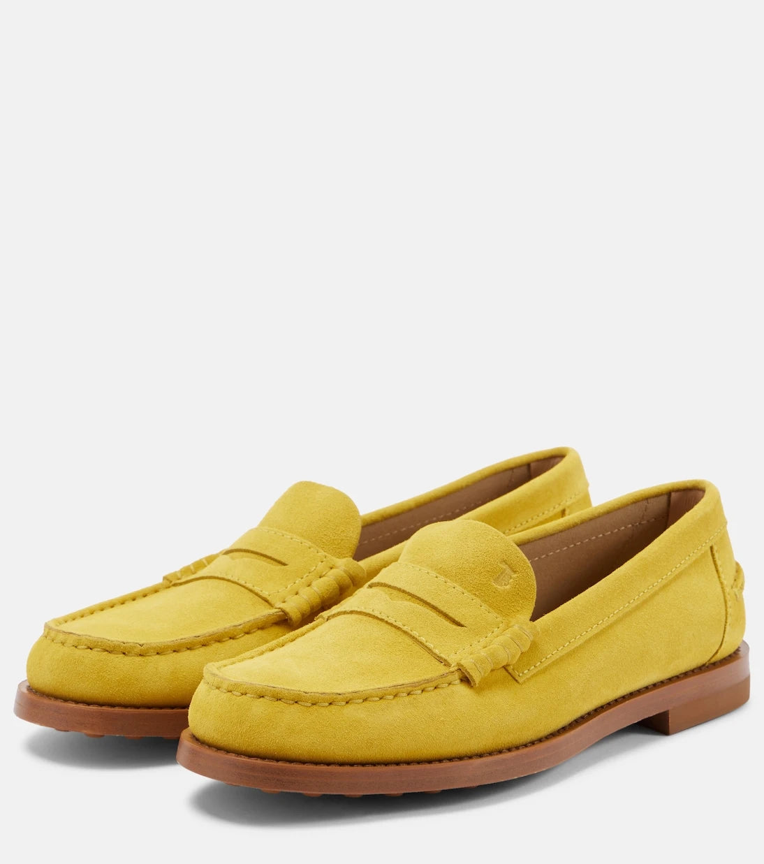 Tod's - Suede penny loafers
