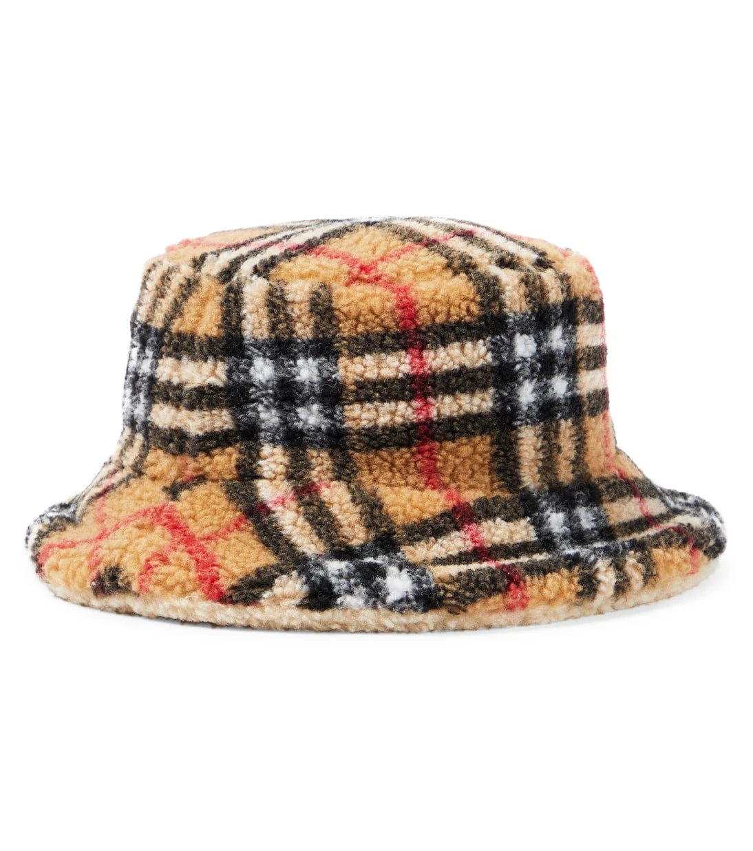 Burberry Kids - Burberry Check fleece bucket hat