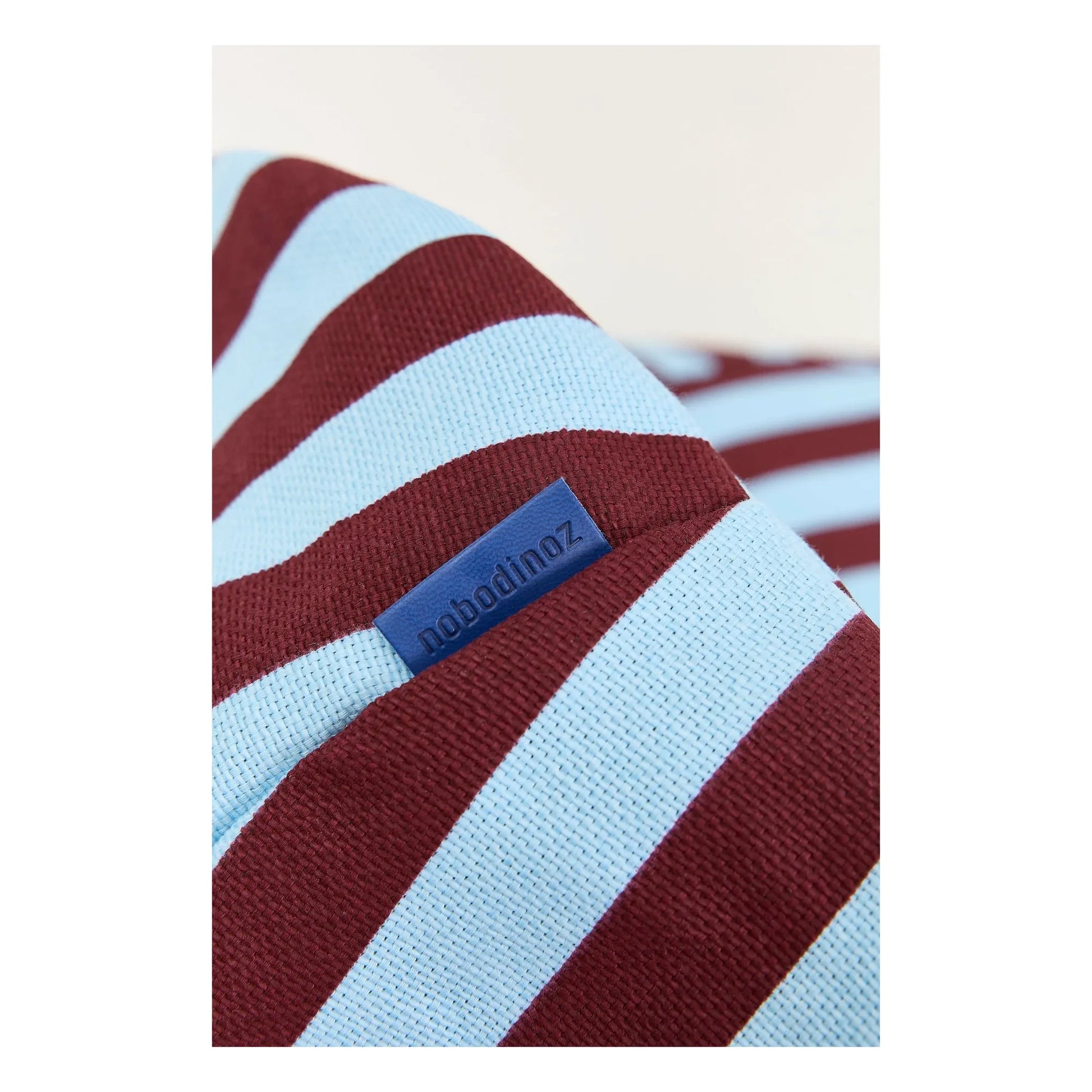 Nobodinoz - Bliss long pouffe | Blue