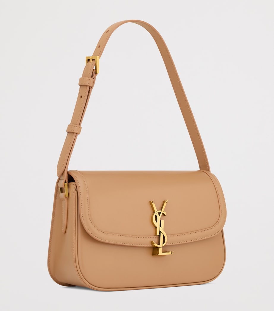 Saint Laurent Beige Medium Solferino Shoulder Bag
