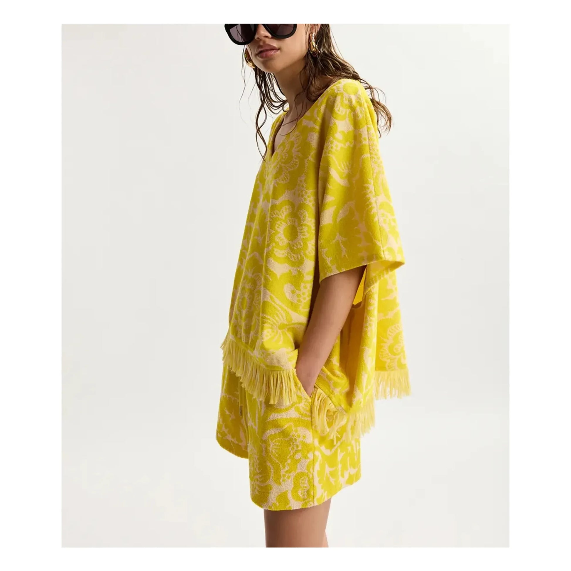 Essentiel Antwerp - Jorlando Sponge Top | Lemon yellow