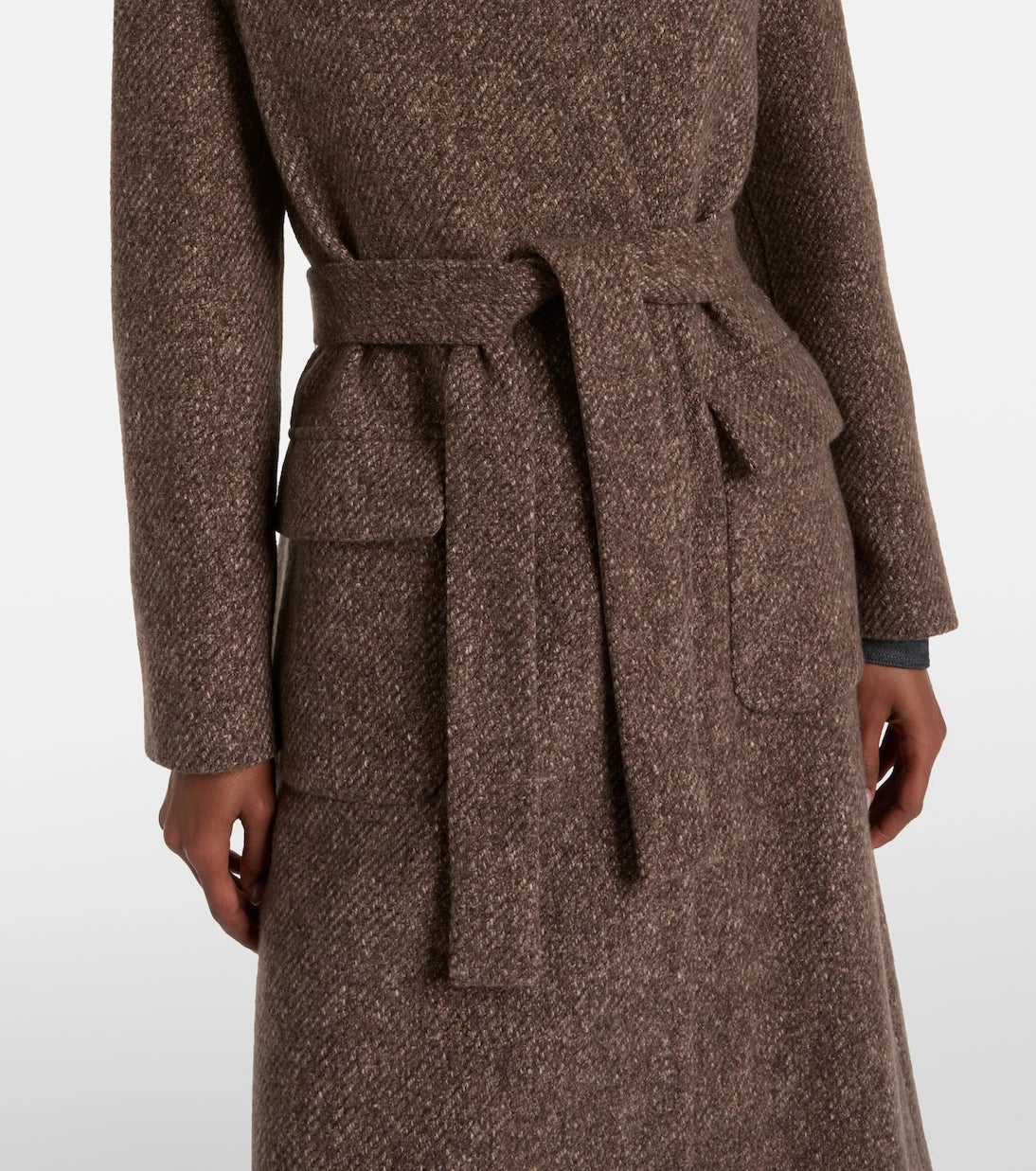 Brunello Cucinelli - Belted wool and cashmere overcoat